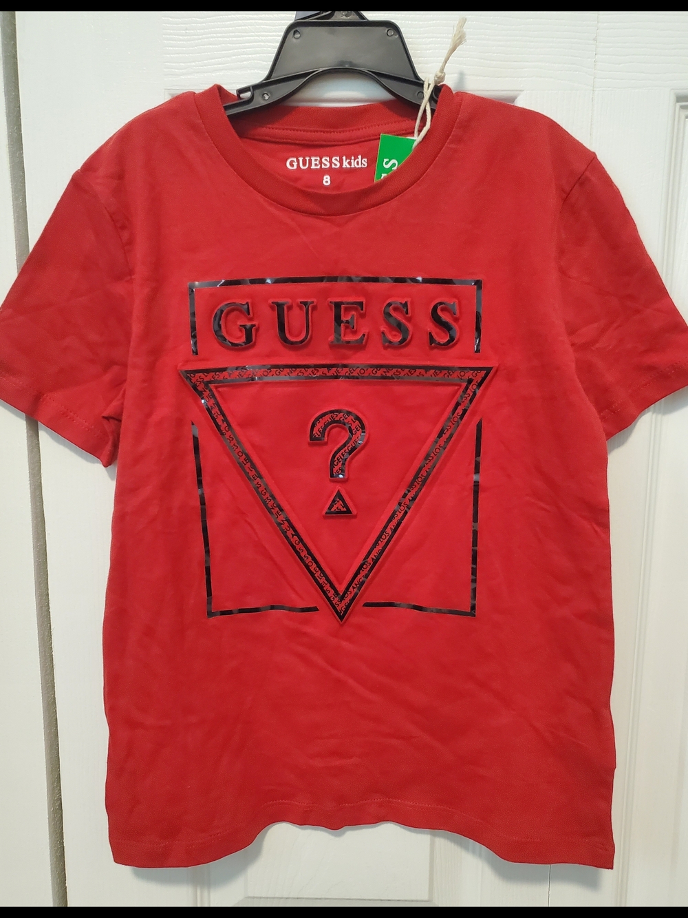 Guess Kids Shirt Cotton Black  Logo